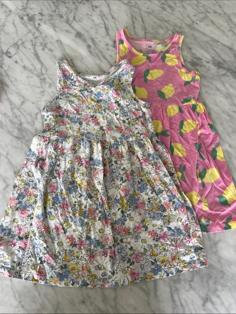 H&M Girls' Cotton Tank Dress Bundle